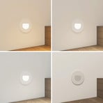 Arcchio LED recessed light Vexi, Ø 7.8 cm, white, aluminium, CCT