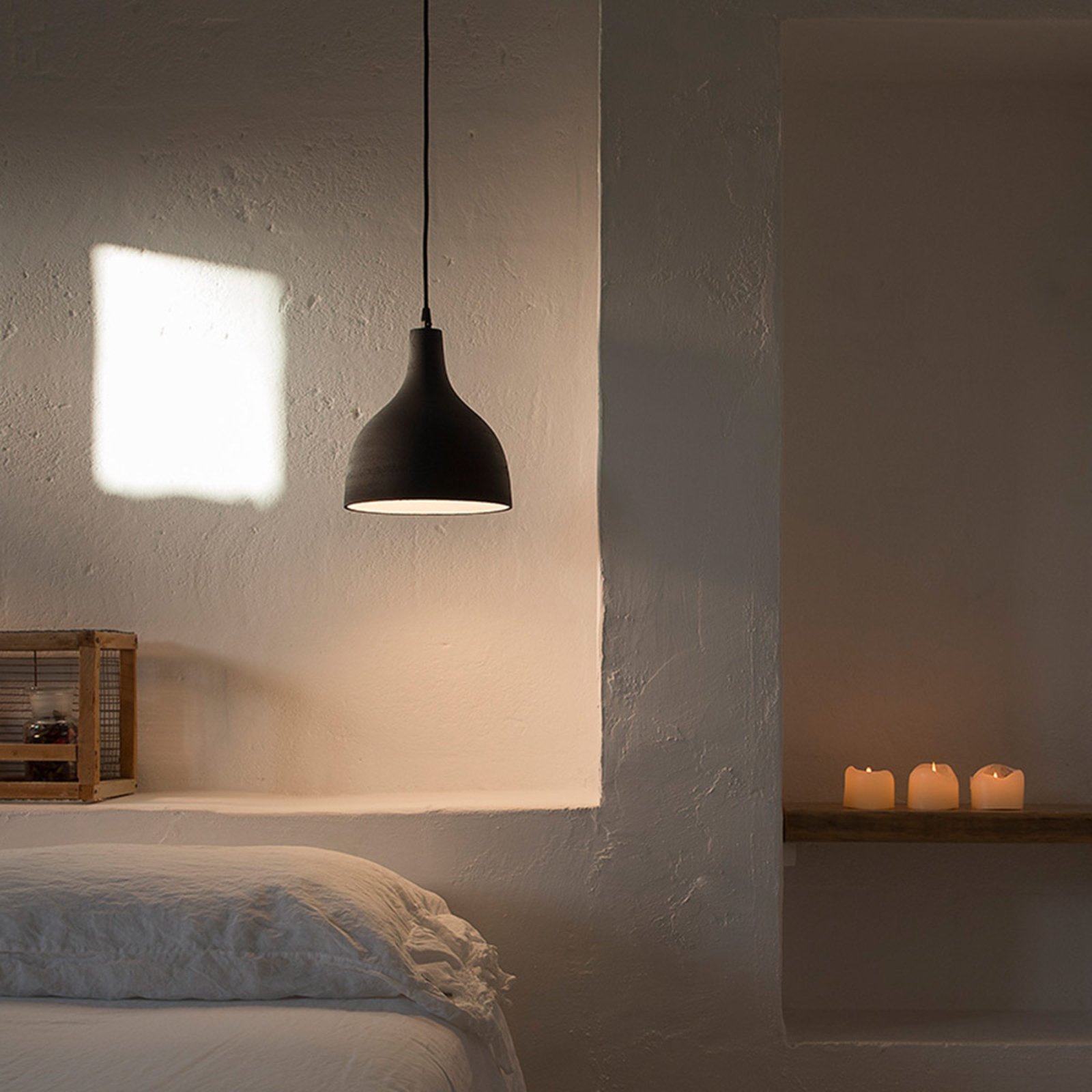 Karman TBlack designer pendant light, 24 cm Lights.co.uk