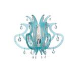 Slamp Medusa dizajnérske nástenné svietidlo, modrá