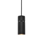 Závesné svietidlo HALO, matná čierna, výška 15 cm, GU10 – Halo Design