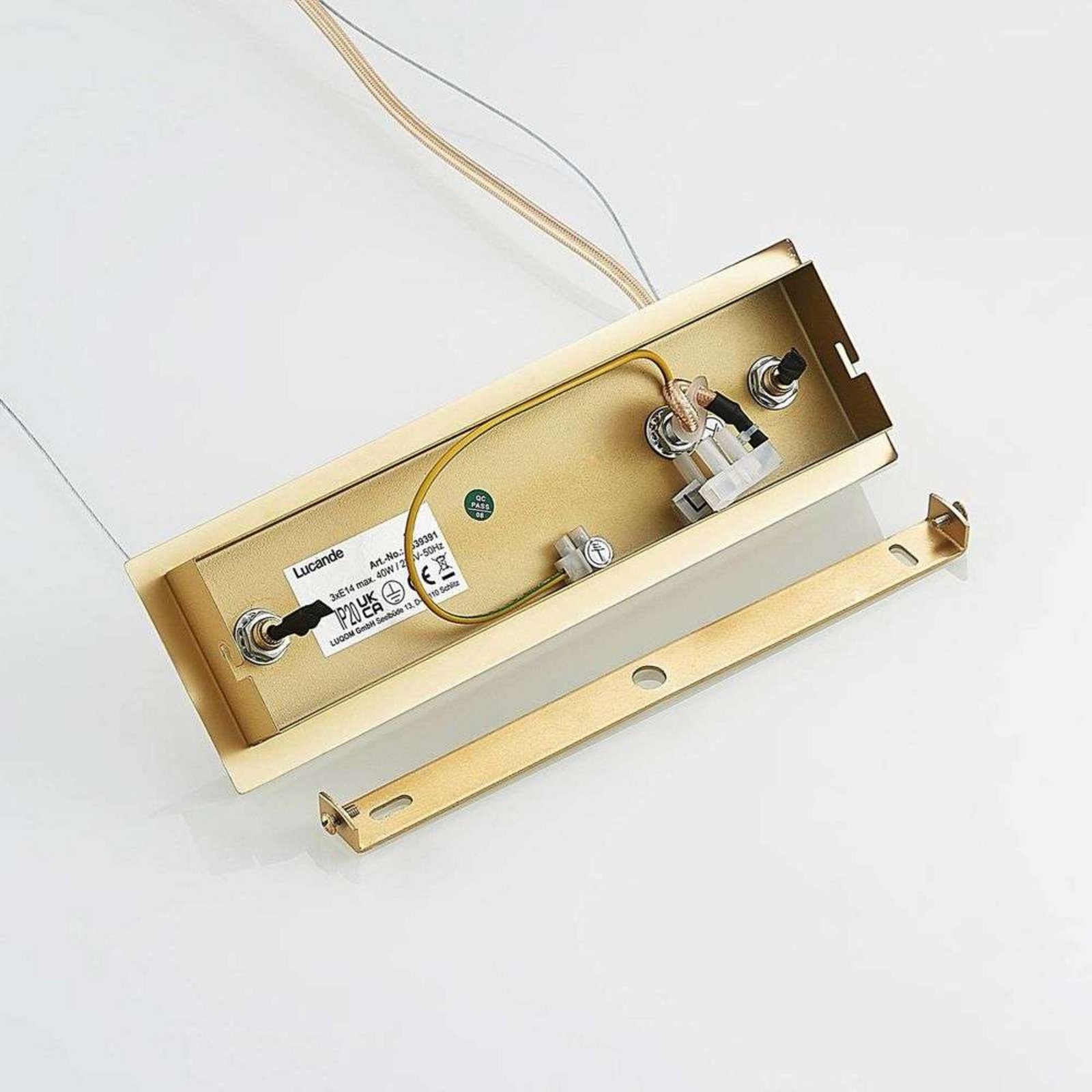 Mylah 3 Lustră Pendul L680 Brass - Lucande