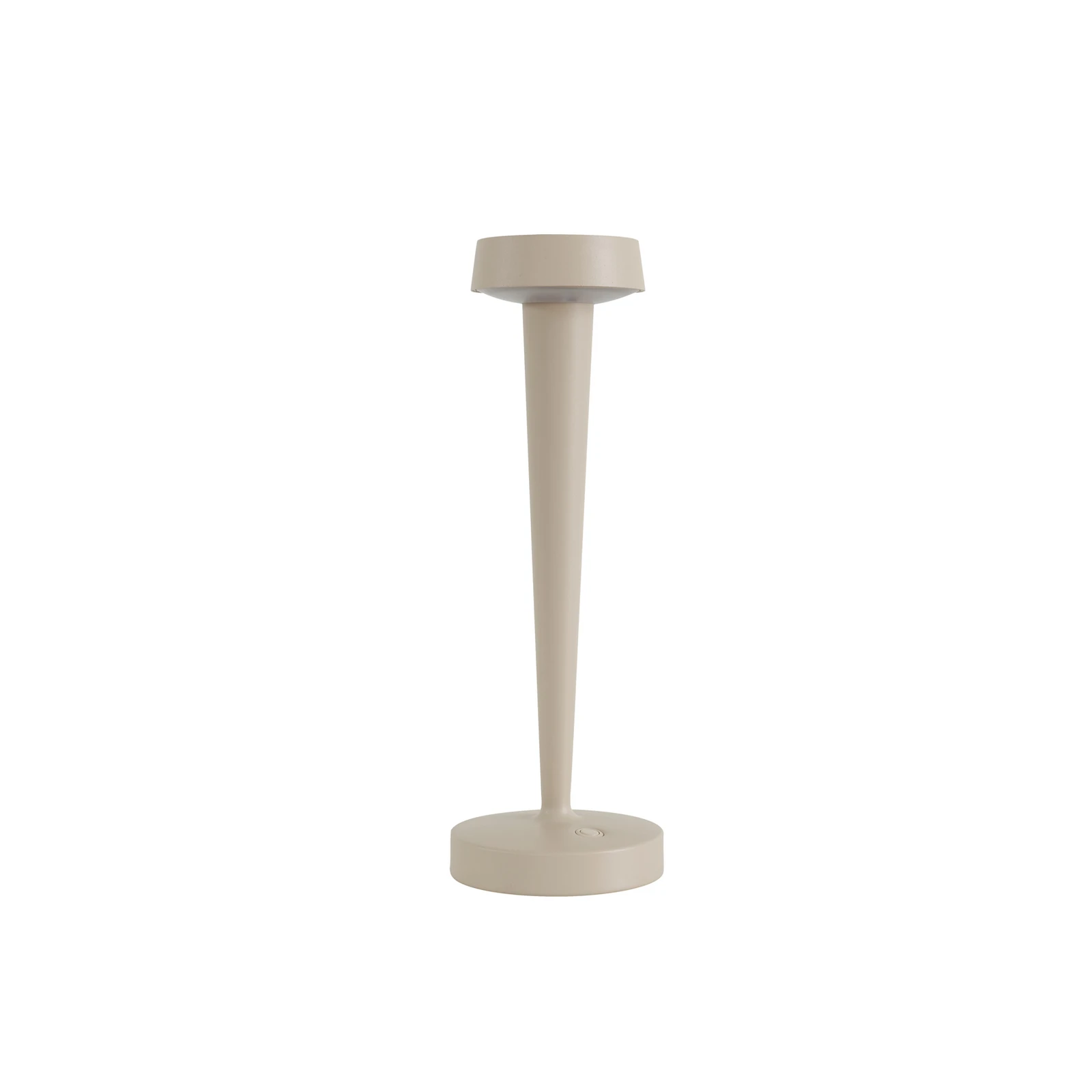 Lucande LED-Akku-Kerzenständer Lea, Vase, beige, 28 cm