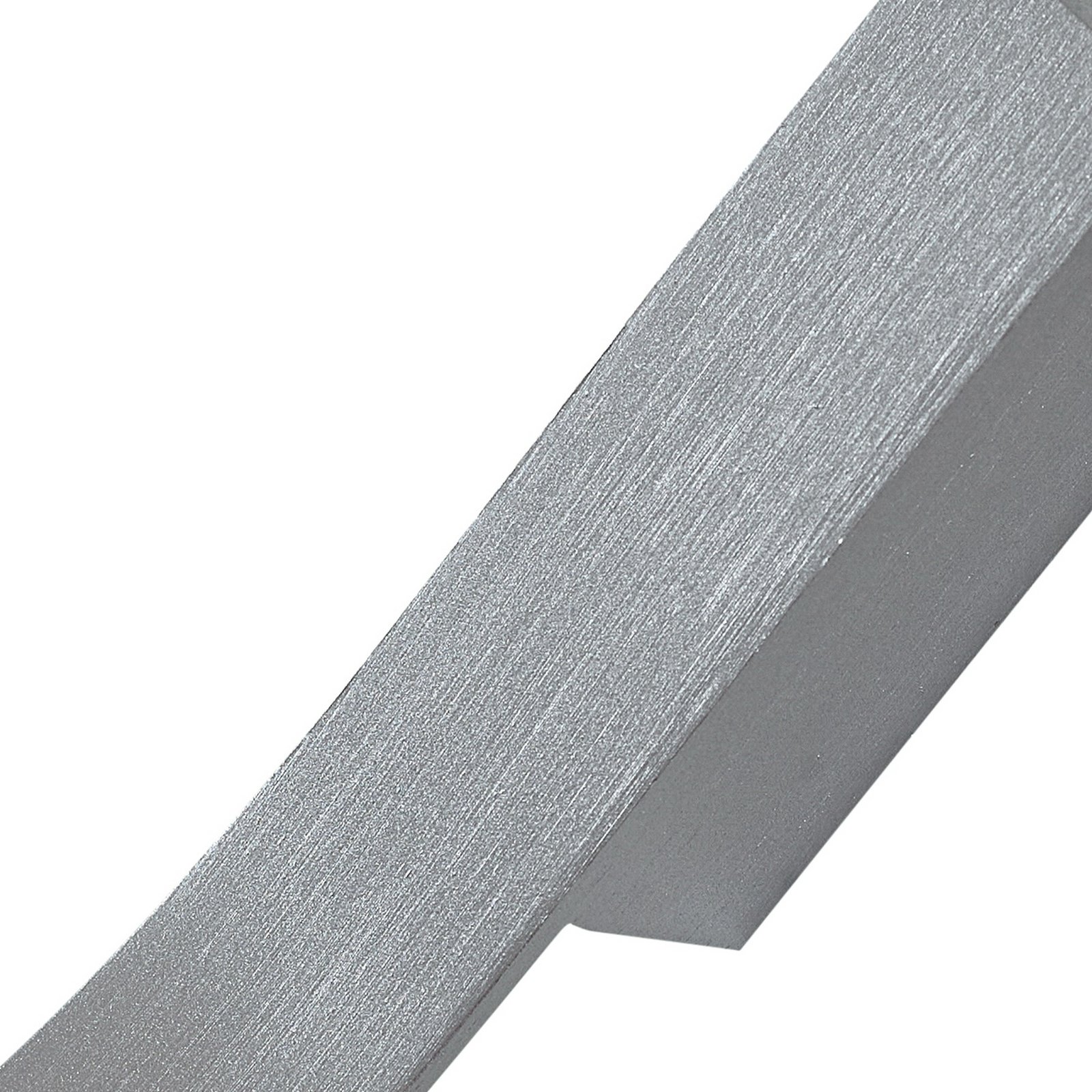 Lindby LED-Wandleuchte Alvon, silber, Höhe 50 cm, Metall