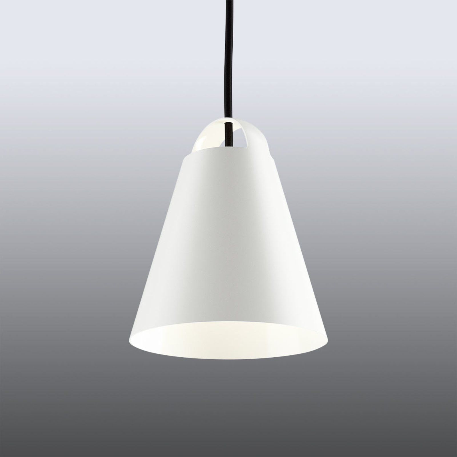 Louis Poulsen Above pendant lamp, white, 17.5 cm