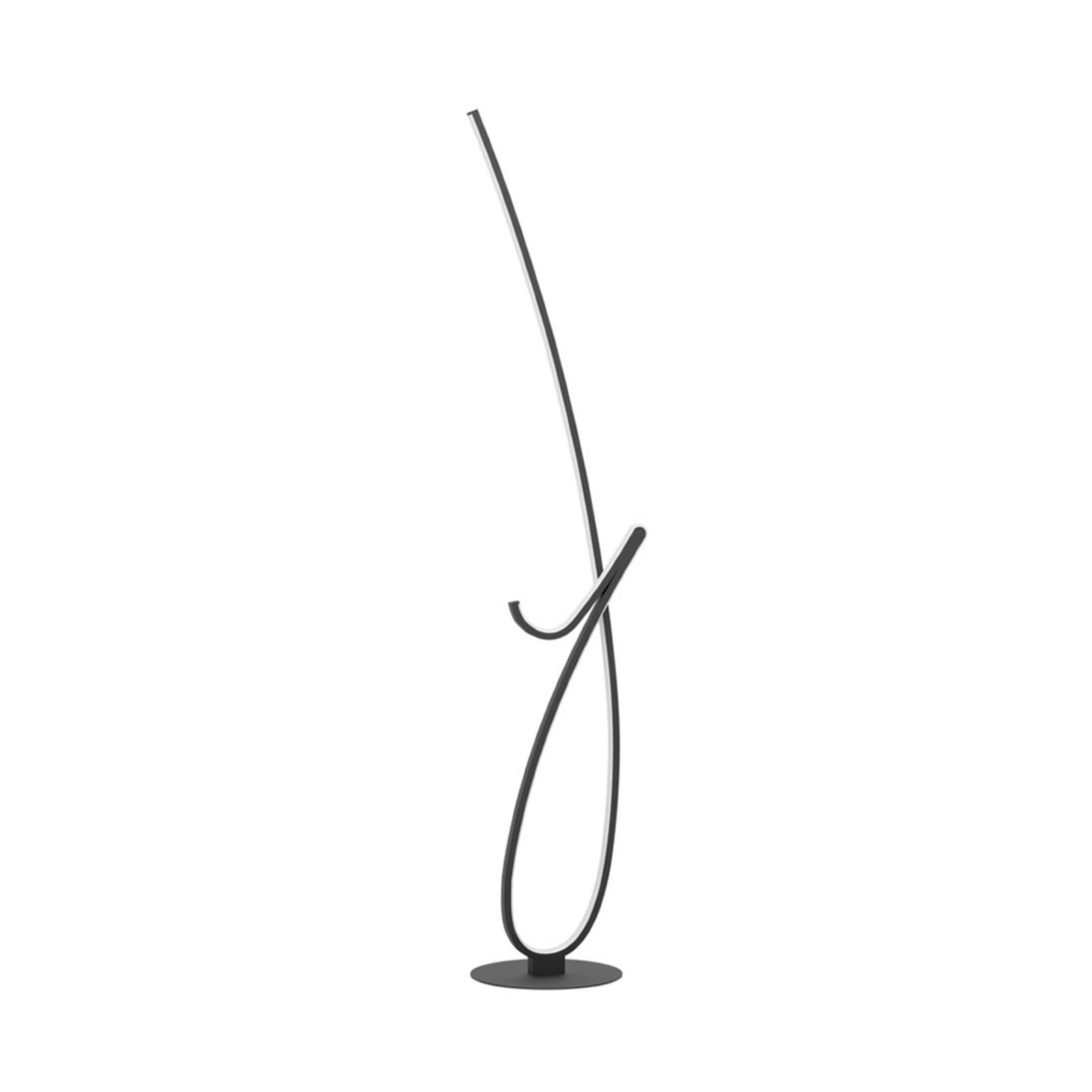 EGLO LED vloerlamp CARDONCITO, zwart, hoogte 130 cm, CCT EGLO LED vloerlamp CARDONCITO, zwart, hoogte 130 cm, CCT