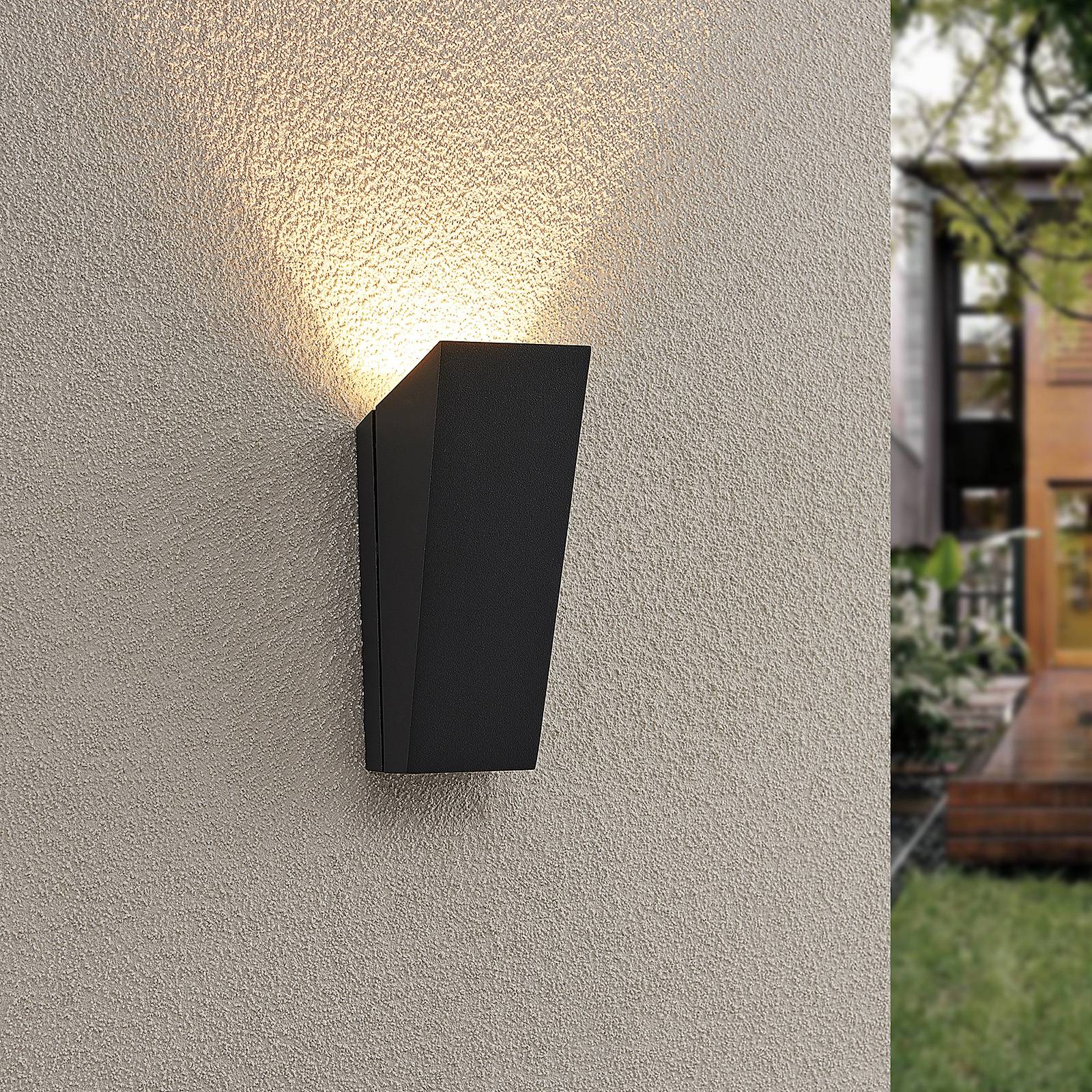 Lucande Maniela applique d'extérieur LED, Uplight