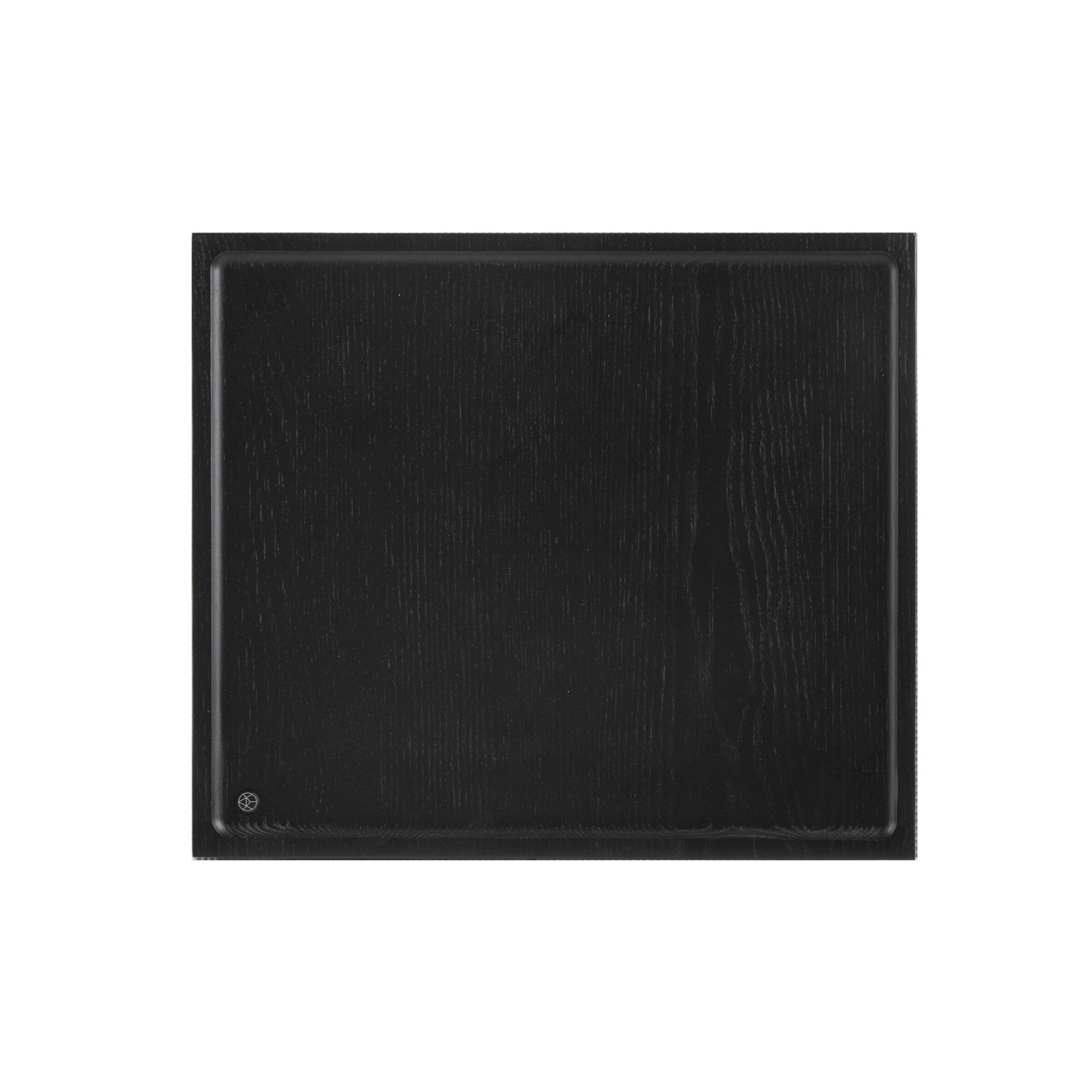 AYTM Sessio tray, black, length 39.5 cm, ash wood