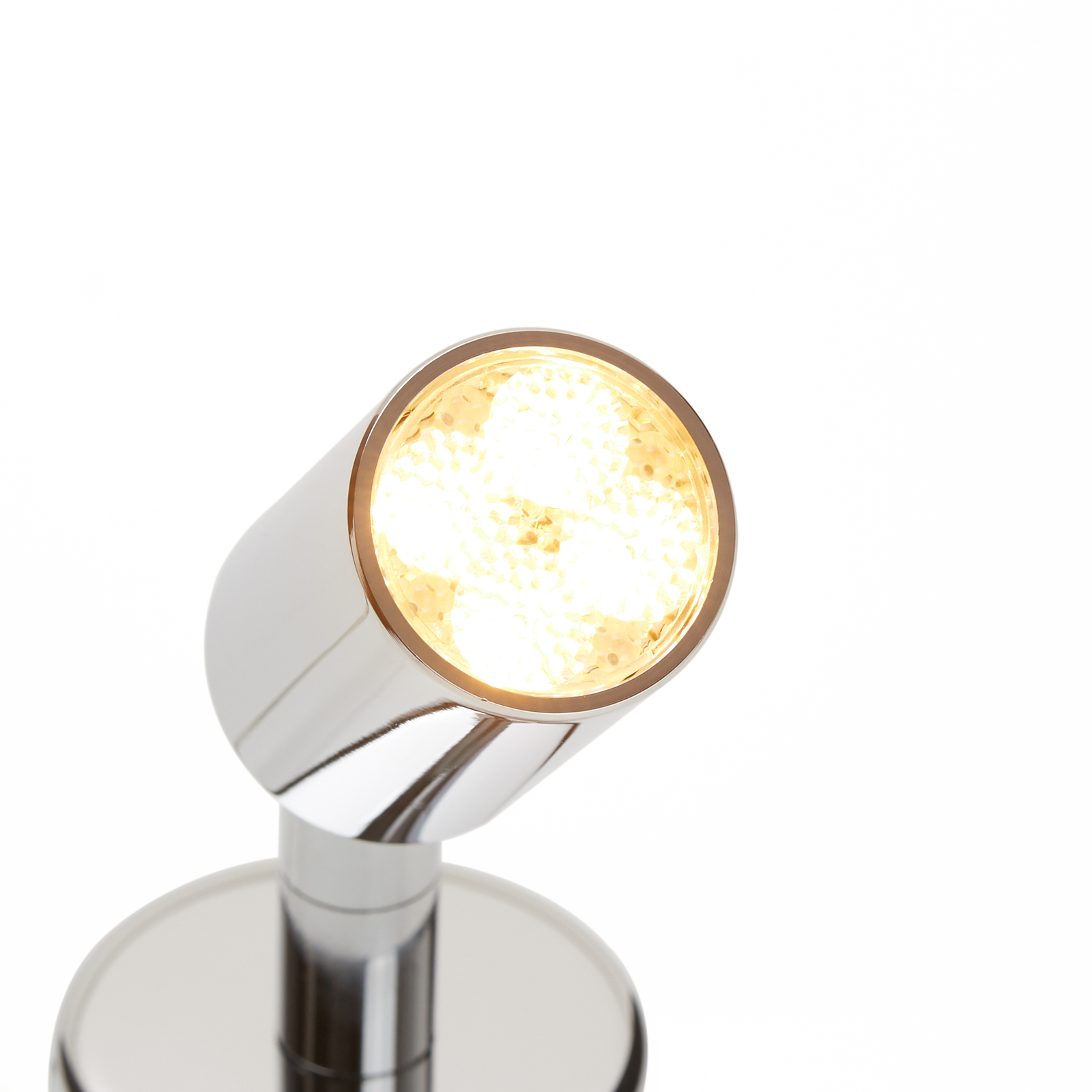 KARE LED-Minispot-Tischleuchte Karen Tischlampe 6,5W Chrom Modern Design Schwenkbar 