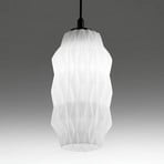 Origami hanglamp van glas, wit