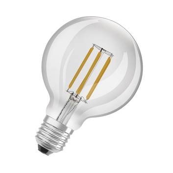 OSRAM LED-Globelampe E27 G95 4W 840lm 3.000K klar