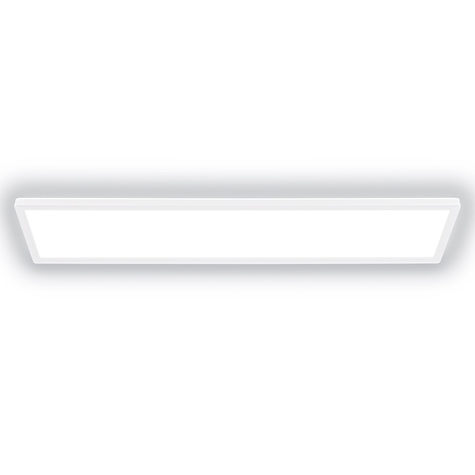 LED ceiling light Tava A, 98x20 cm, plastic, white