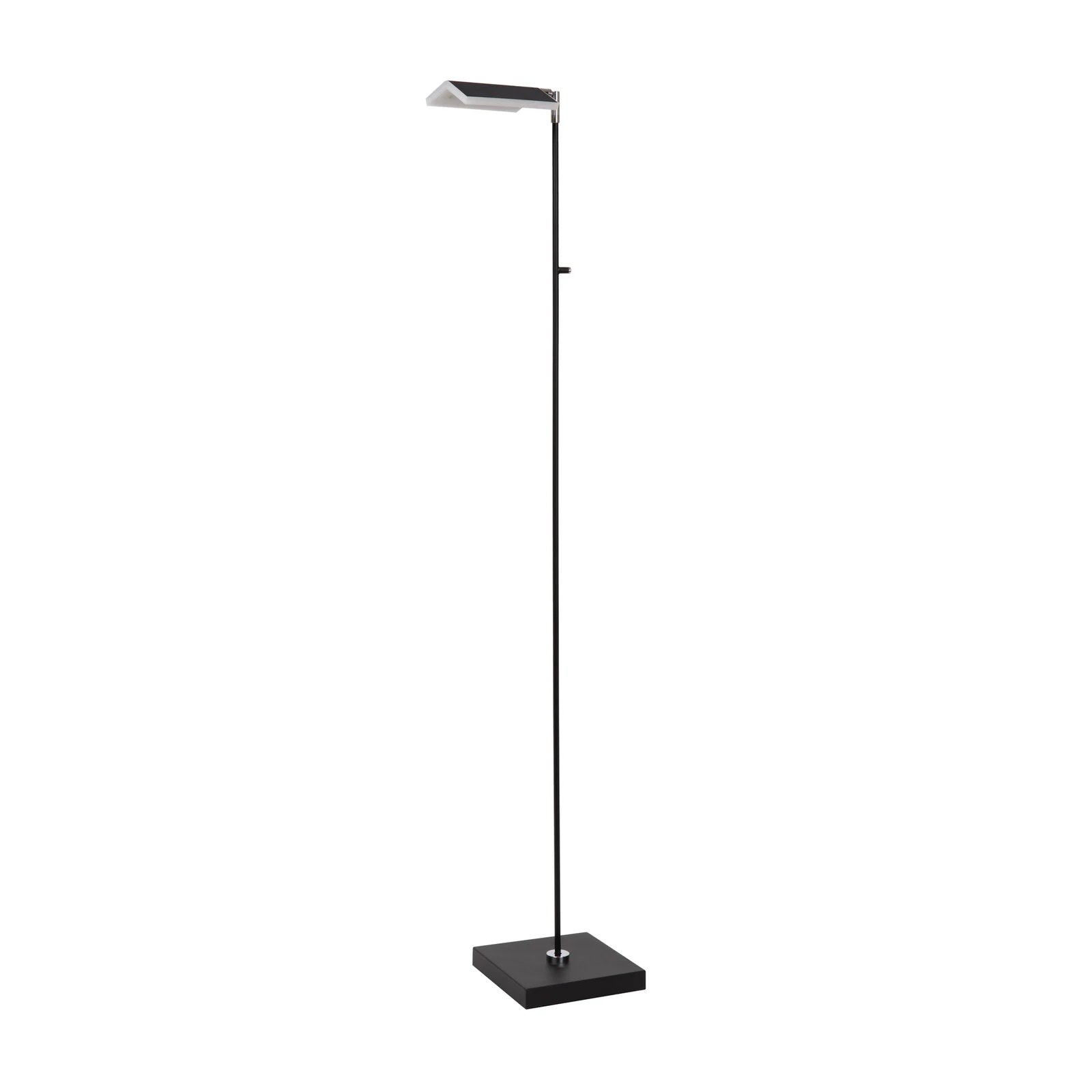 Lampa stojąca LED Aaron, czarna, ściemniany do ciepłego, wysokość 134 cm