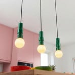 OSRAM hengelampe Decor Bolty, grønn, lengde 66 cm, 3 lyskilder
