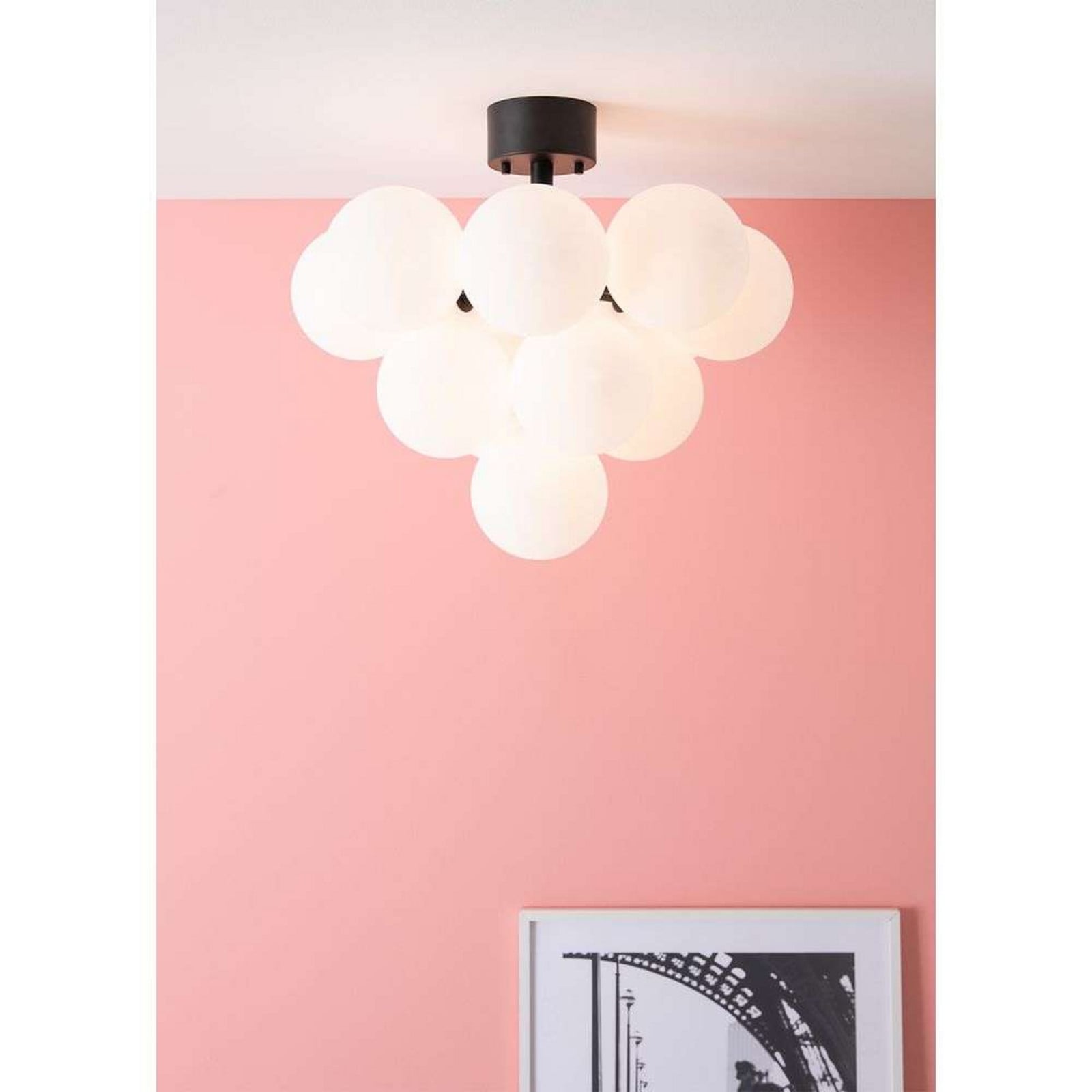 Merlot 13 Plafond Black/White Marksl&ouml;jd - Vardagsrum - Metall