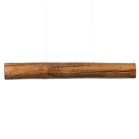 Lampa wisząca LED Lucas z drewna sosnowego