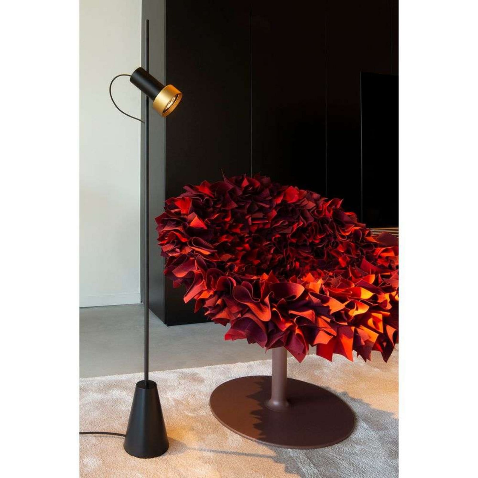 2Thirty 1 Golvlampa Honeycomb/Gold Ring Trizo21 - Vardagsrum - Aluminium