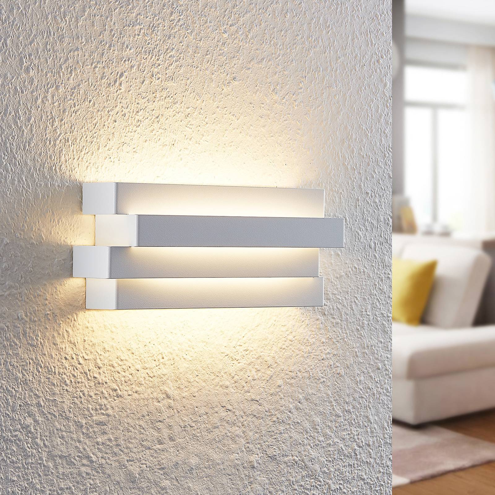 Arcchio Meteha LED-Wandleuchte in Weiß