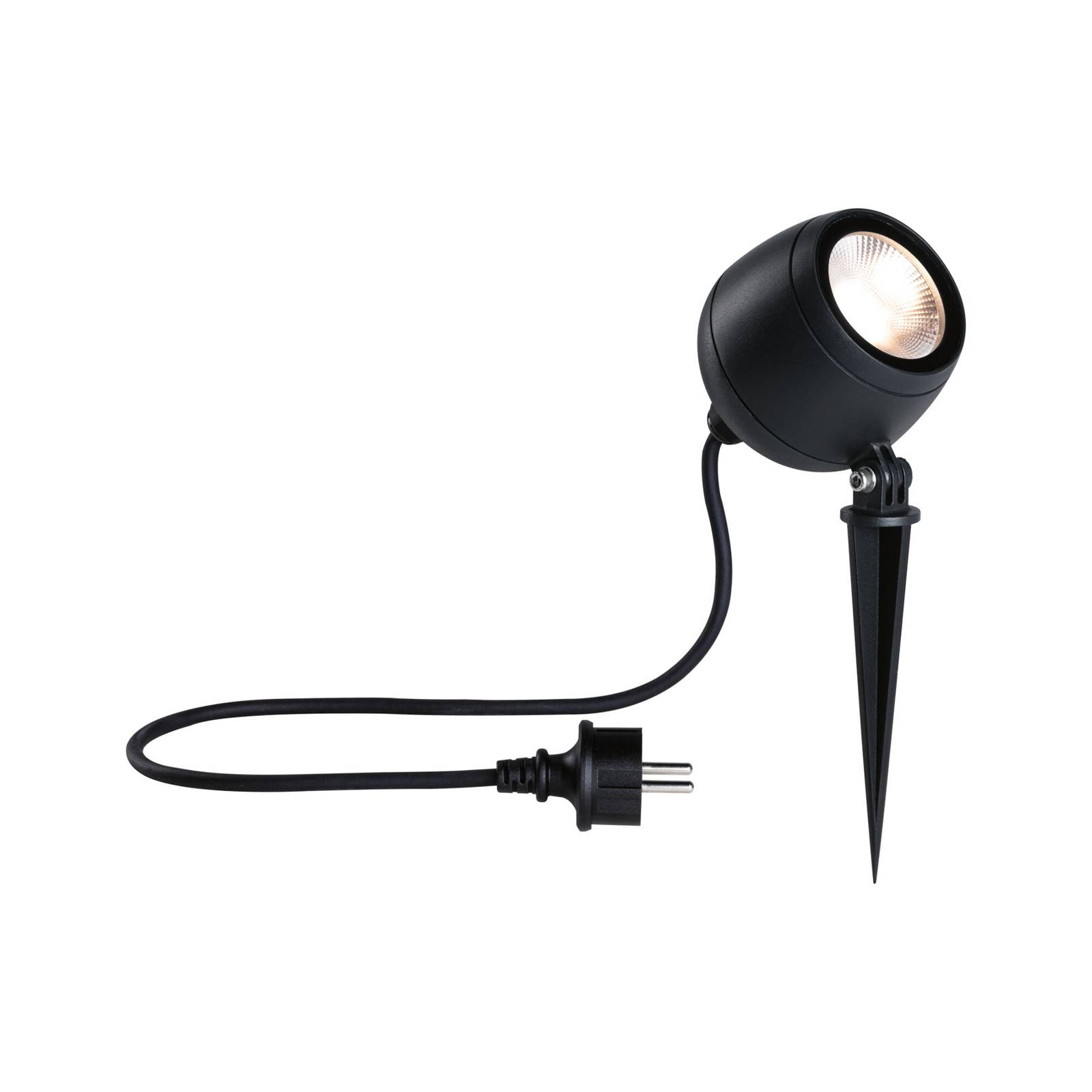Led Erdspießstrahler Kikolo in Anthrazit 8W 500lm IP65 - black - Paulmann