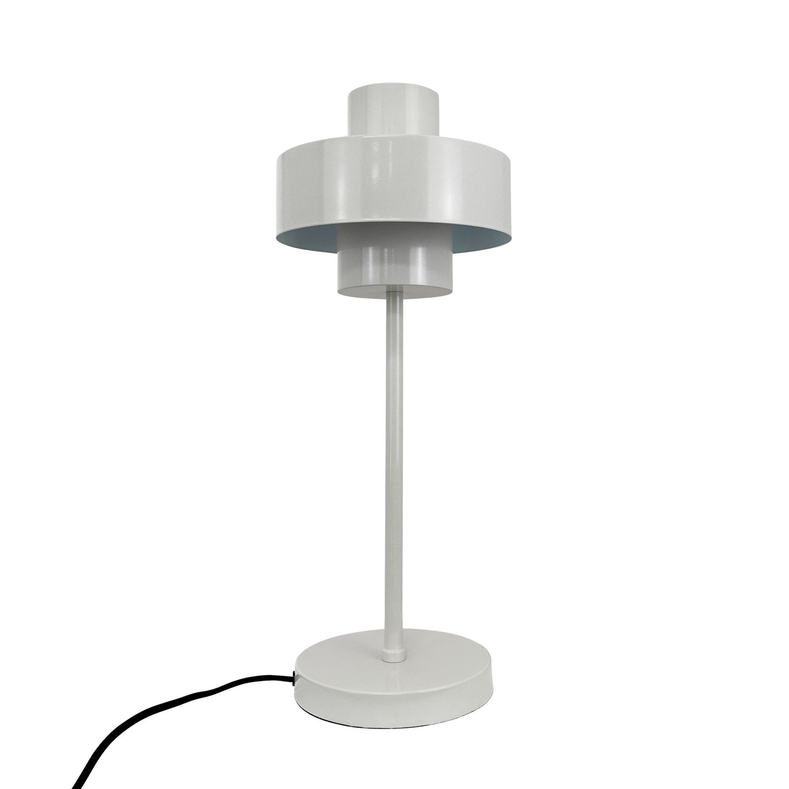 Dyberg Larsen Lampe de table Stoke, blanc mastic, hauteur 49,5 cm