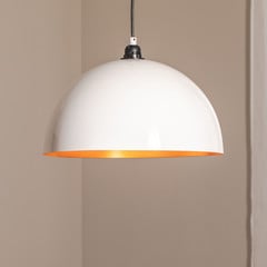 Berceste 232-S rippvalgusti Ø40cm valge/kuldne