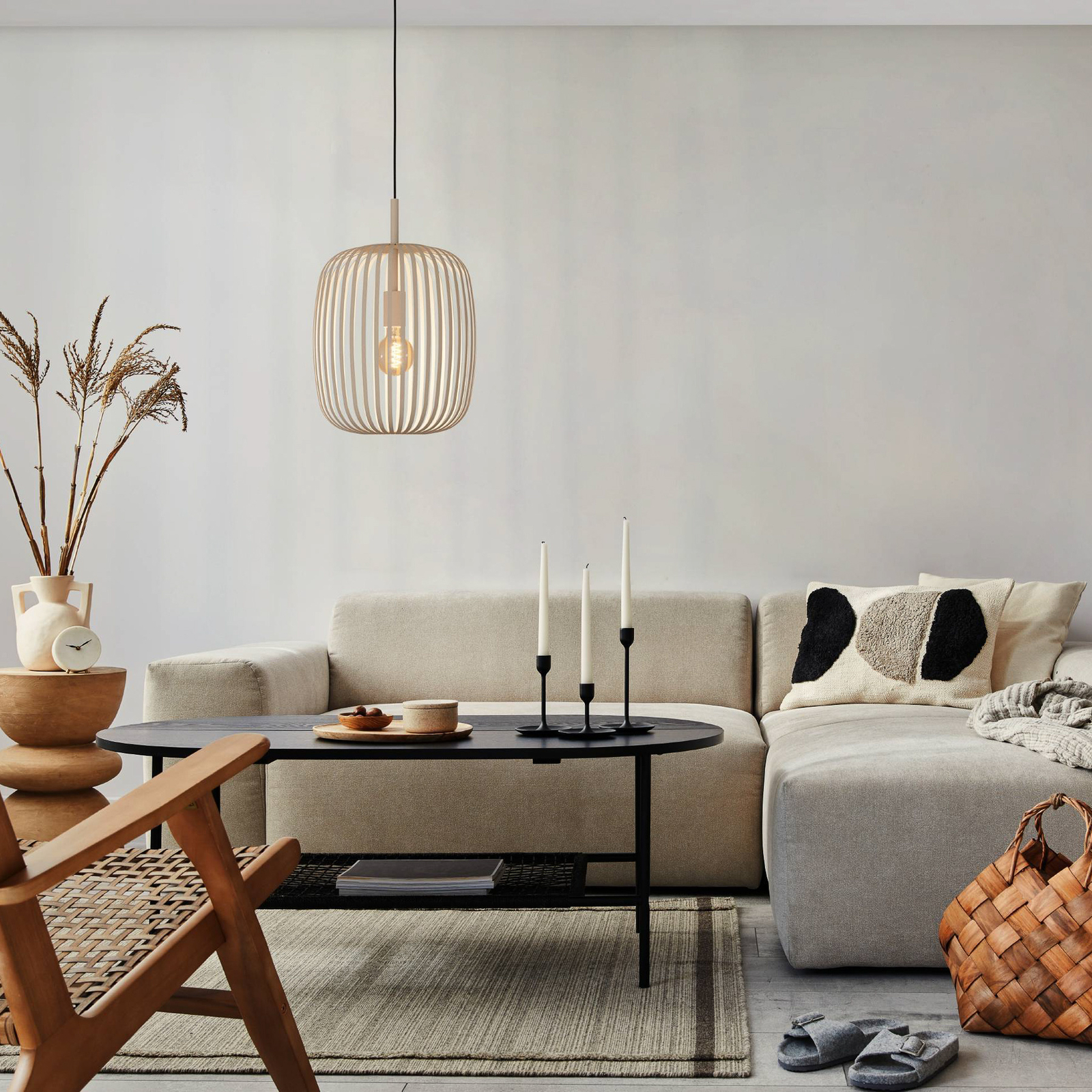 Riippuvalaisin Romazzina, 1-lamppuinen, hiekka