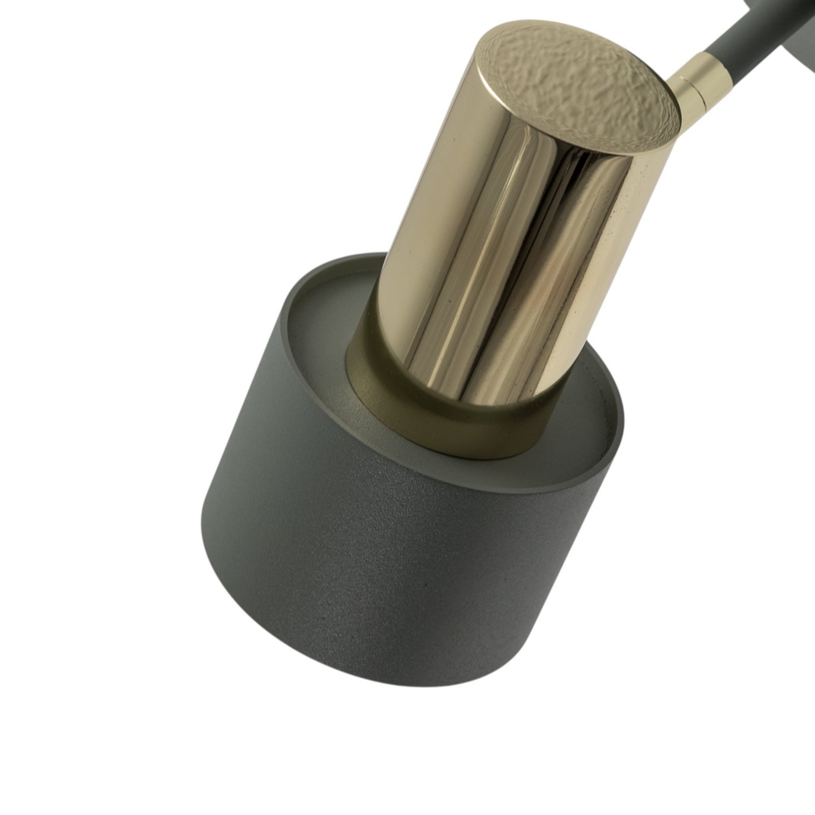 Wandspot Destin, 1-lamp groen/messing