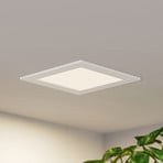 Prios LED süvistatav valgusti Helina, valge, 16,5 cm, timmitav