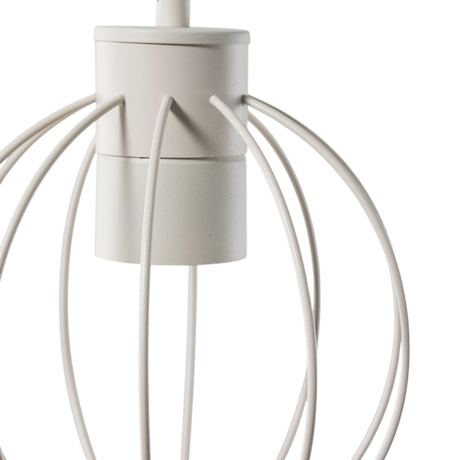 STARLIGHT hanging light, cream white, 1-bulb, Ø 18 cm, metal