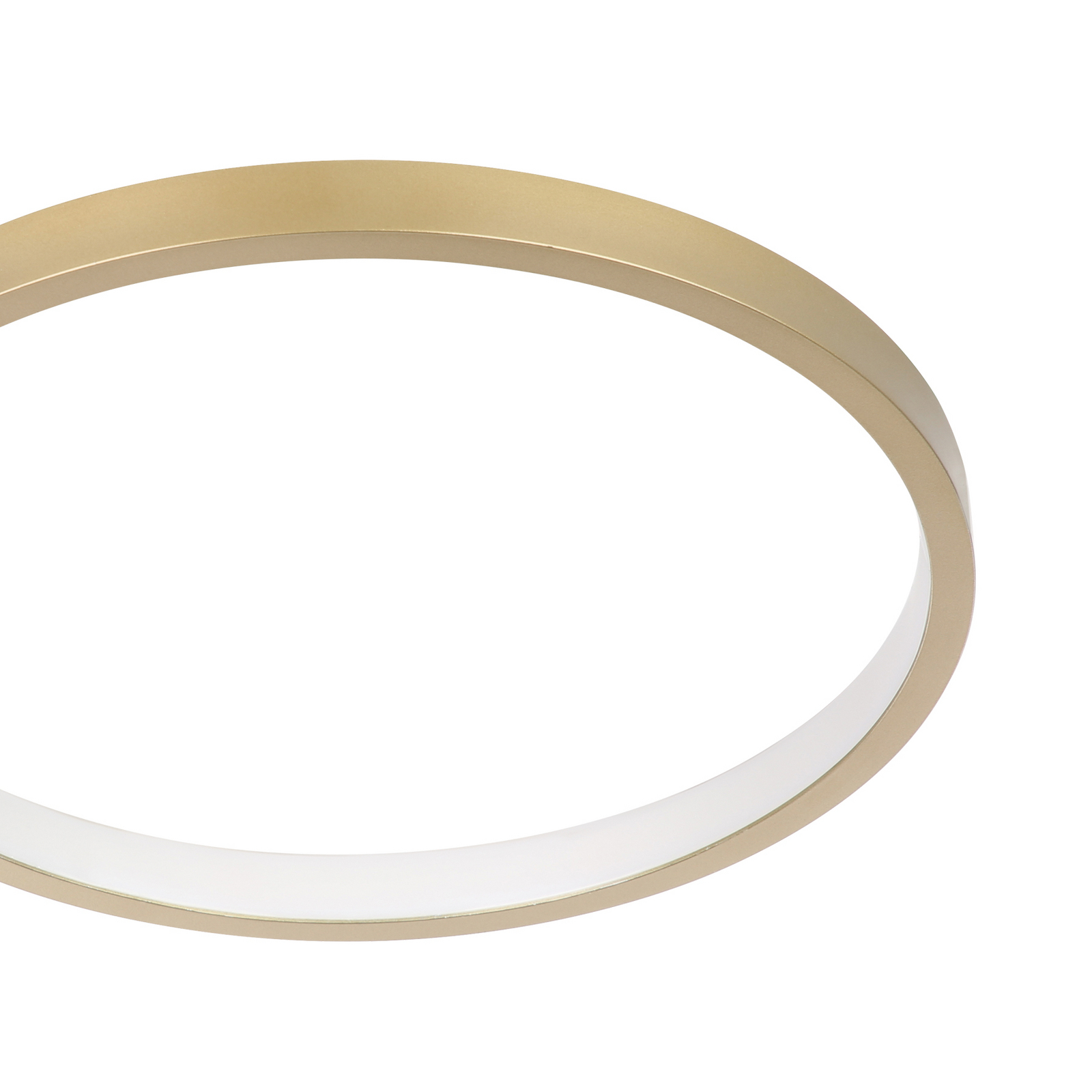 LED lubinis šviestuvas "Gafares", aukso spalvos, aliuminis, 41 cm, nuotolinio