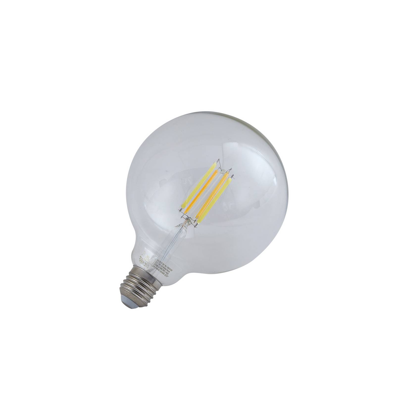 LUUMR Inteligentna żarówka LED przezroczysta E27 G125 7W Tuya WLAN CCT