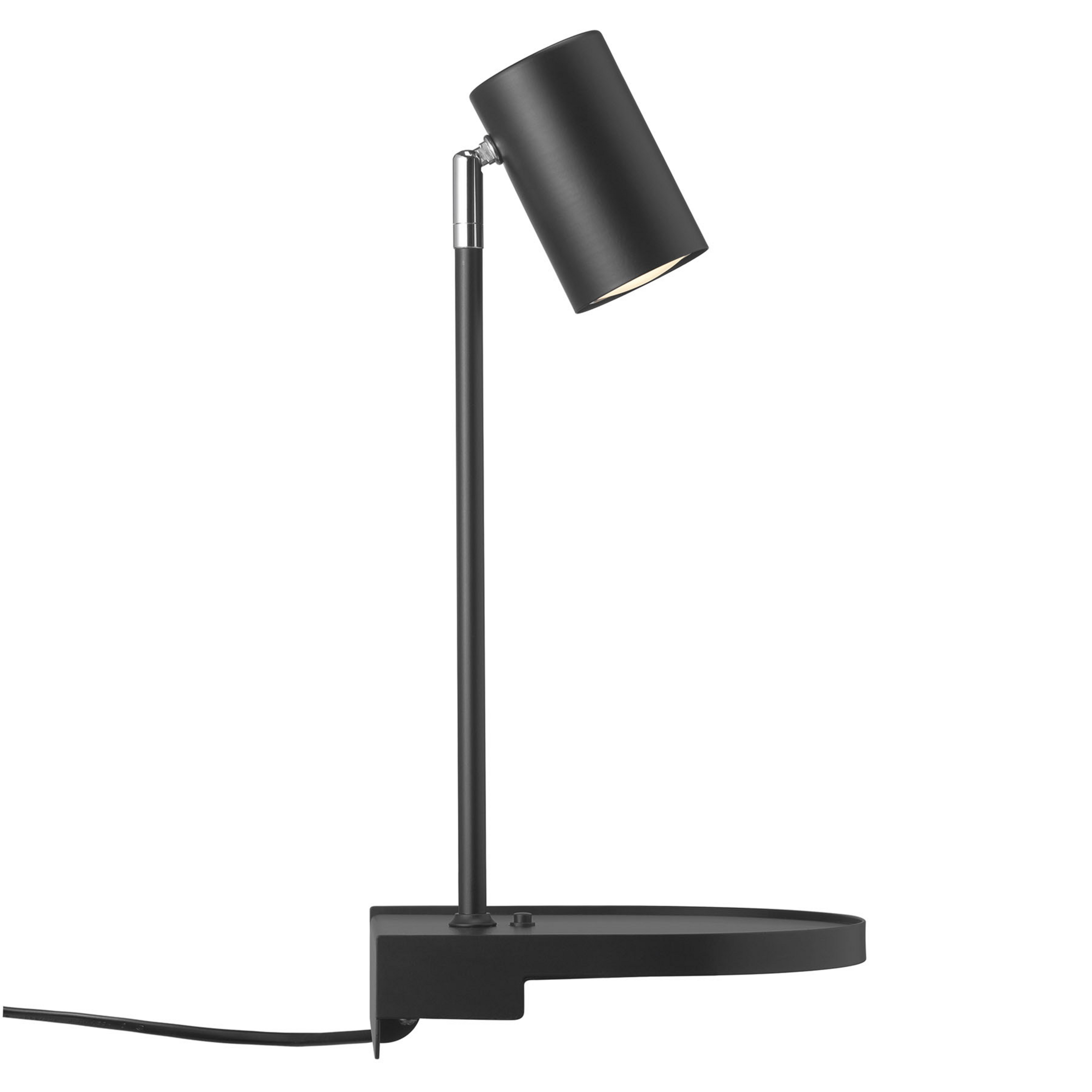 Cody Wandleuchte m/USB-A Port for Charging Black - Nordlux