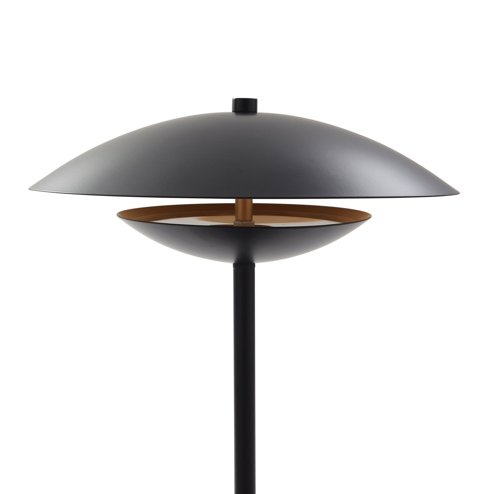 Lindby Tiama lampe de table LED métal noire dorée