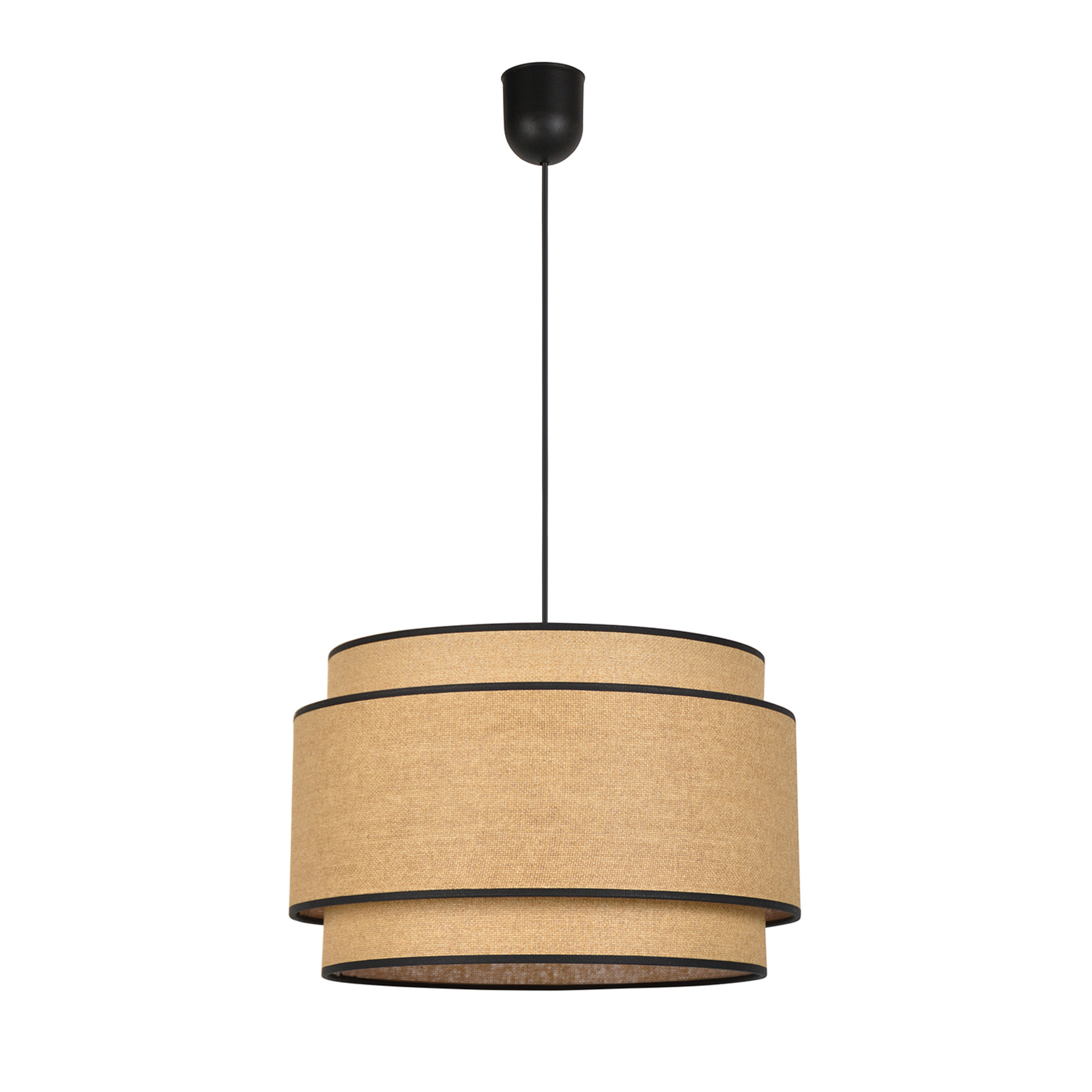 Milo lampa za vješanje, Jamaica/crna, Ø 38 cm, papir/metal – Corep SAS