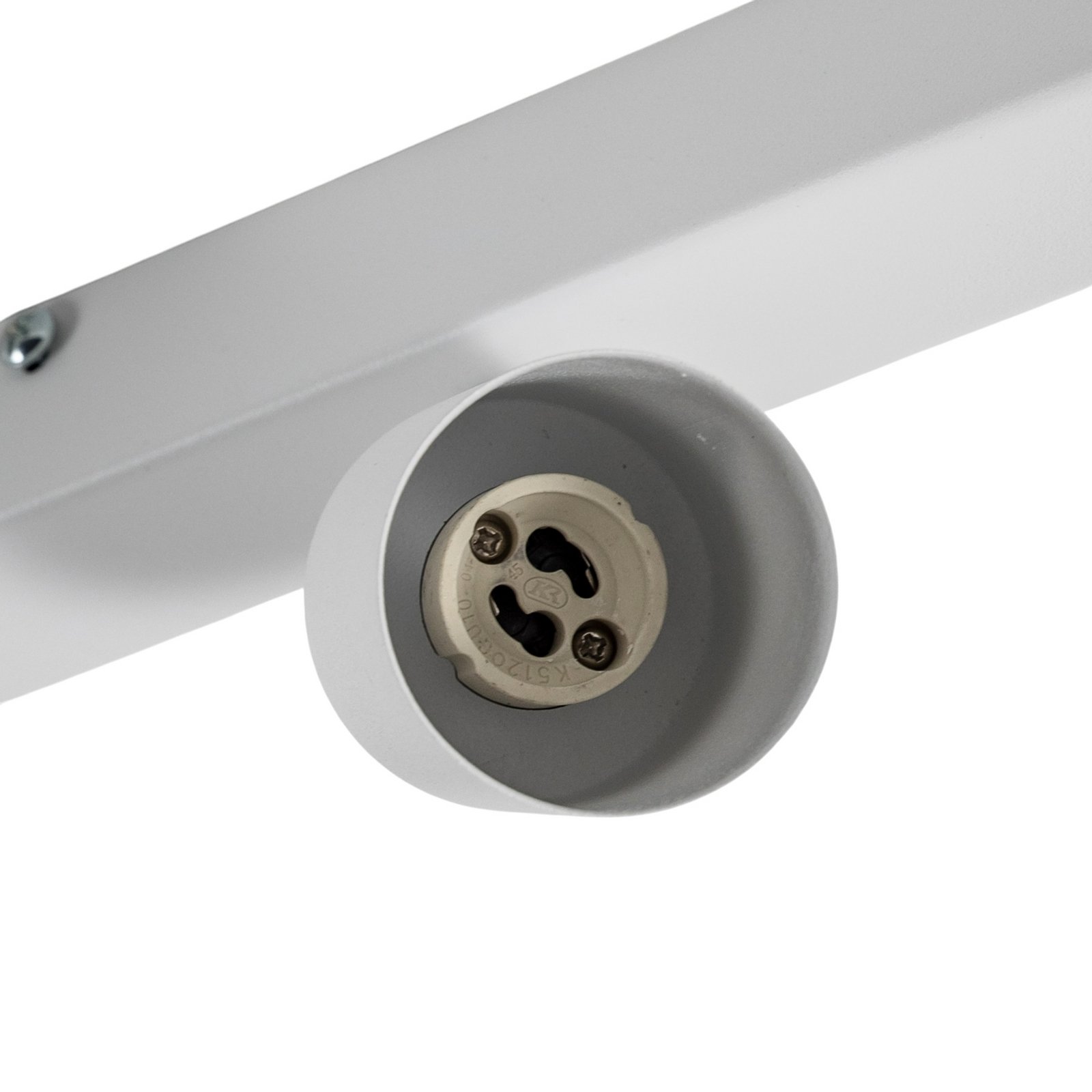 Ceiling spotlight Top, white, 127 cm, 6-bulb, metal, GU10 Ceiling spotlight Top, white, 127 cm, 6-bulb, metal, GU10