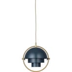 Multi-Lite Candeeiro Suspenso S Brass/Midnight Blue - GUBI