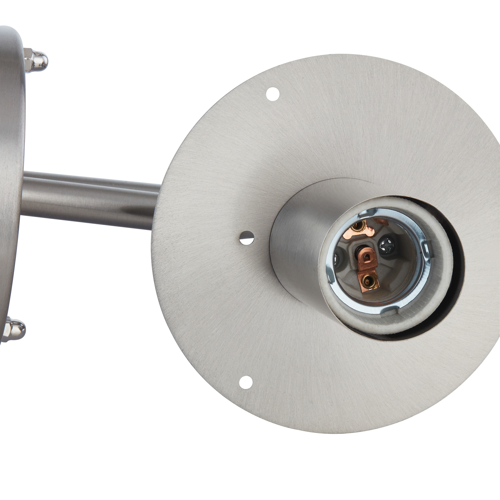 Noemi Candeeiro de Parede Exterior w/Sensor Stainless Steel - Lindby