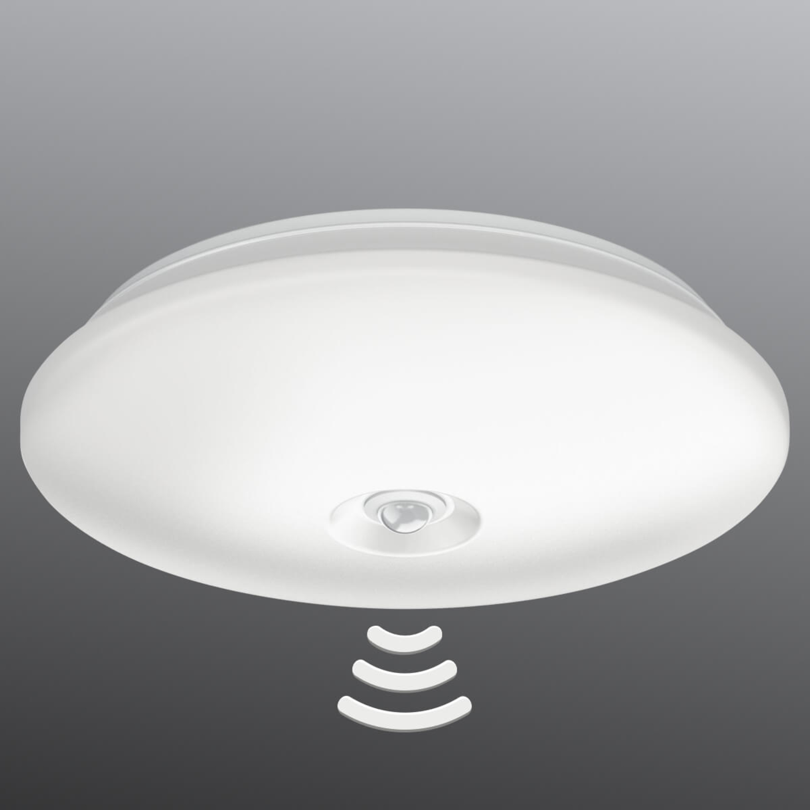 PHILIPS LED ceiling lamp Mauve, IR sensor, diameter 32 cm, for Hallway, plastic, 4 W, energy efficiency: A+, H: 8.2 cm