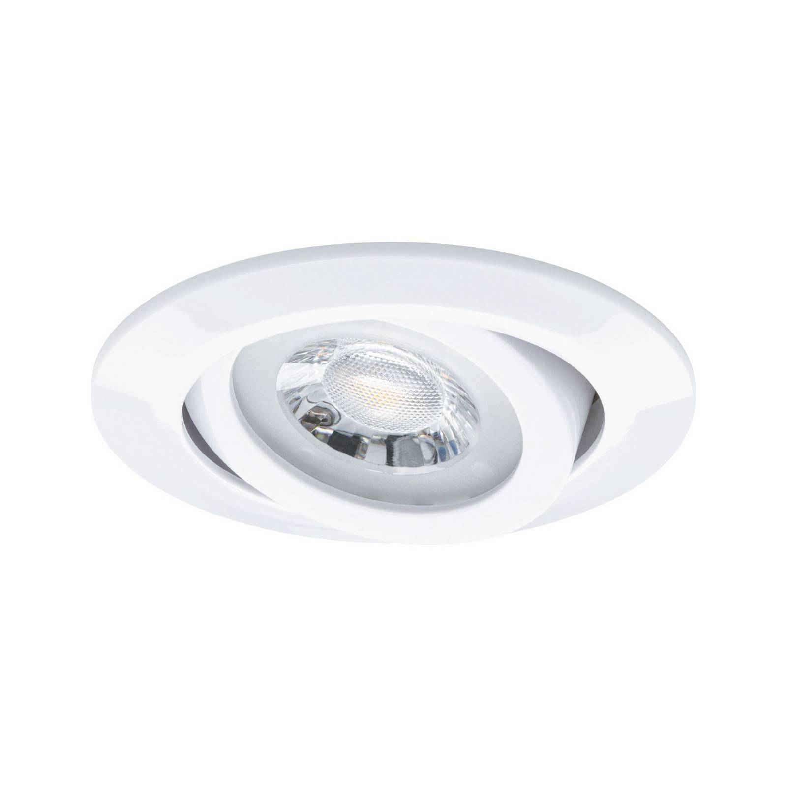 Oprawa wpuszczana LED Paulmann, biała, Ø 8 cm, 4,8 W, 3-stopniowo ściemniany,