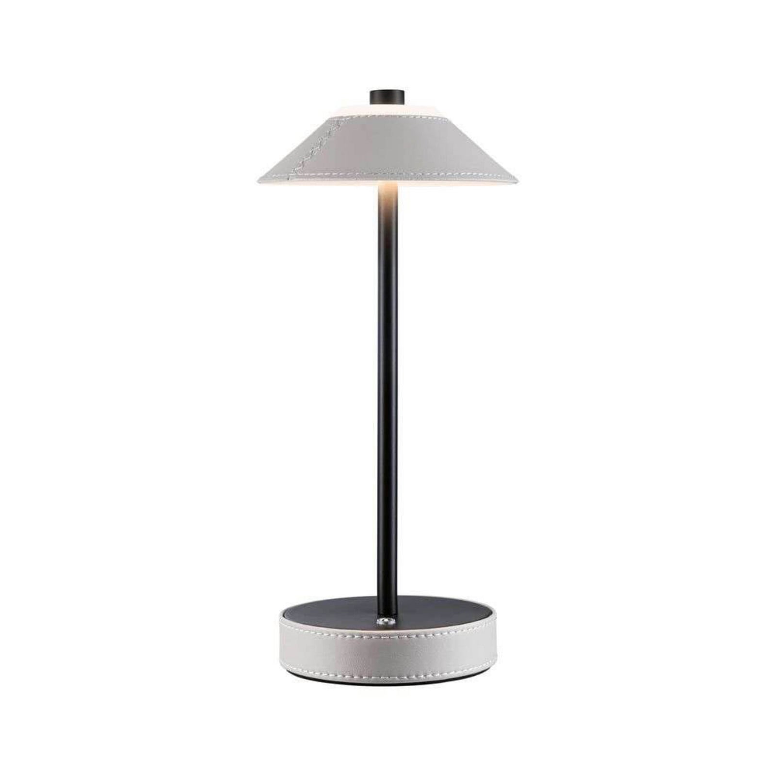 Pellini b&auml;rbar bordslampa svart/beige upp/ner &ndash; Paulmann - Vardagsrum - Modern - Metall - Med en ljusk&auml;lla