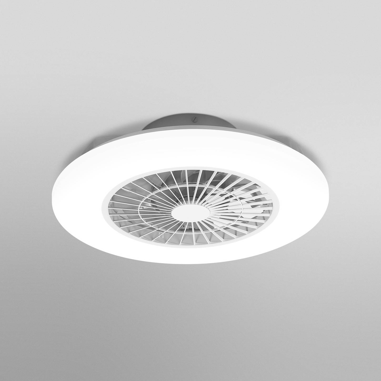 LEDVANCE SMART+ WiFi UVC LED ceiling fan, for Living / Dining Room, plastic, metal, 68 W, H: 18.1 cm