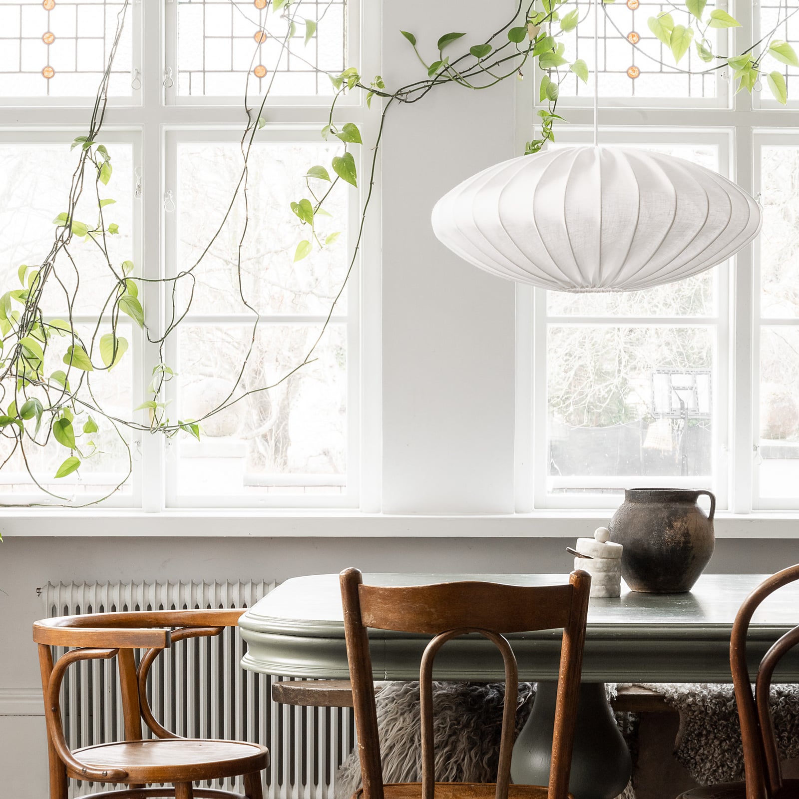 Ellipse 65 -varjostin, Linen White - Watt & Veke