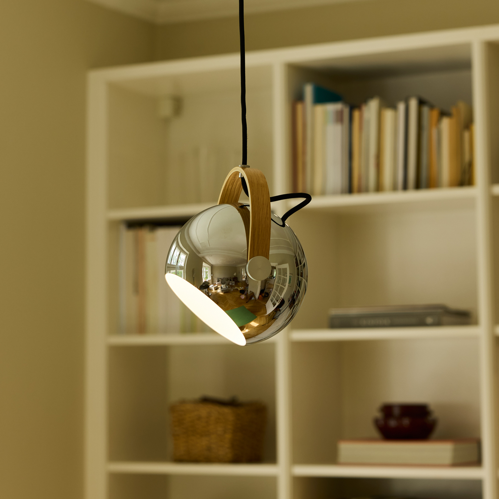 DC hanglamp, chroomkleurig, Ø 18 cm, metaal - Halo Design DC hanglamp, chroomkleurig, Ø 18 cm, metaal - Halo Design