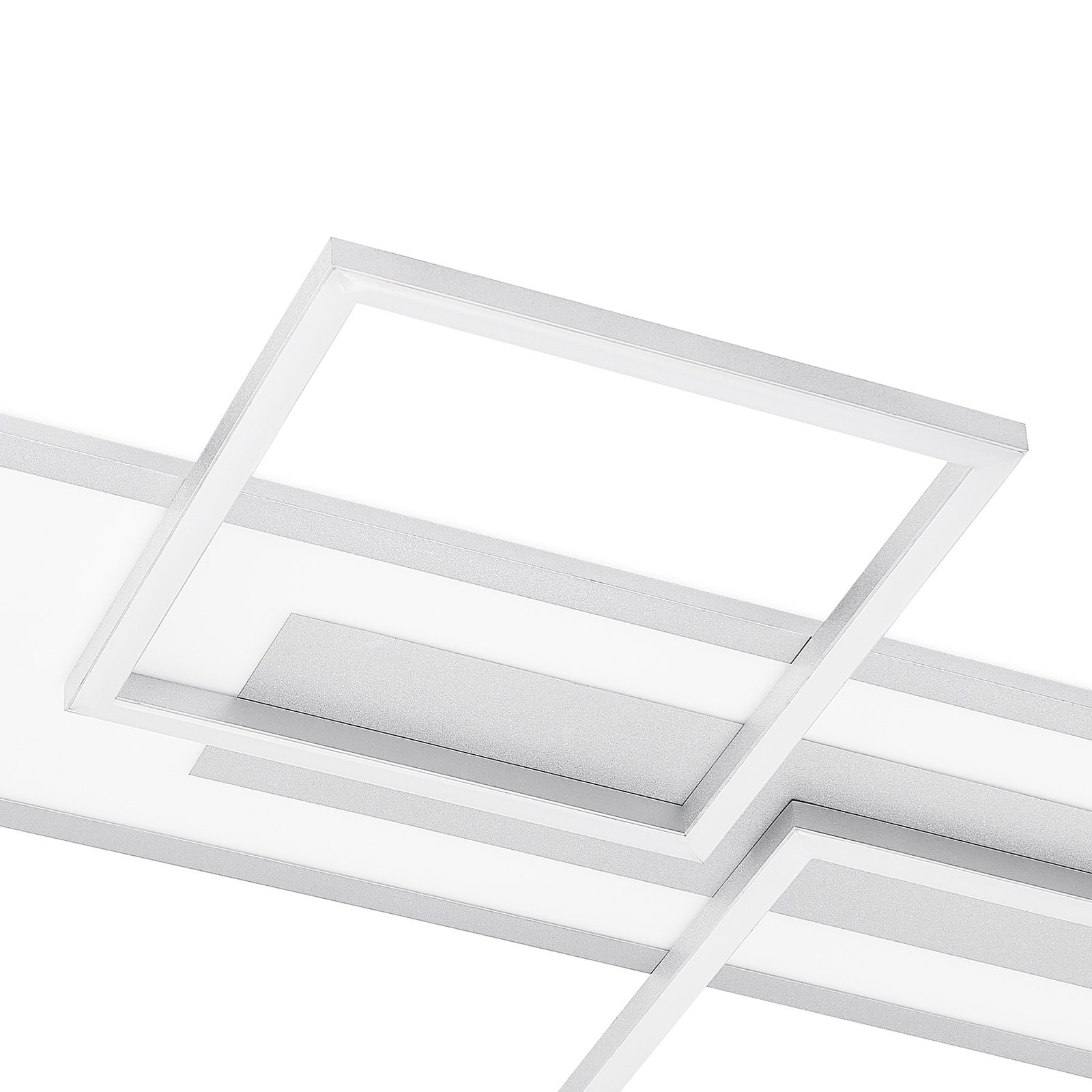 Lucande Narumi plafonnier LED CCT, 110 cm, blanc