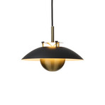 Suspension STEPP, noir, Ø 24 cm, métal - Halo Design