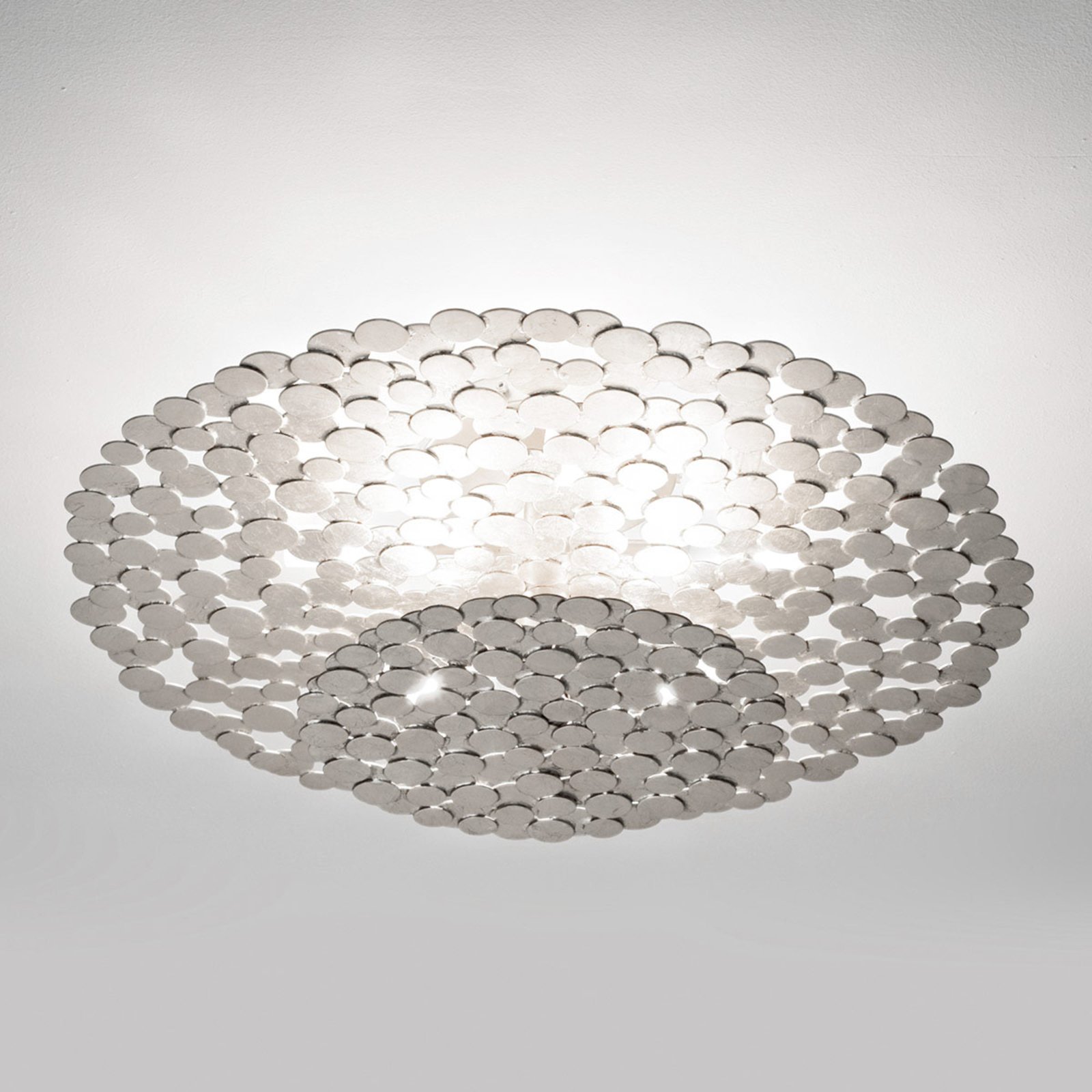 Extravagant Tresor ceiling light 45 cm, silver