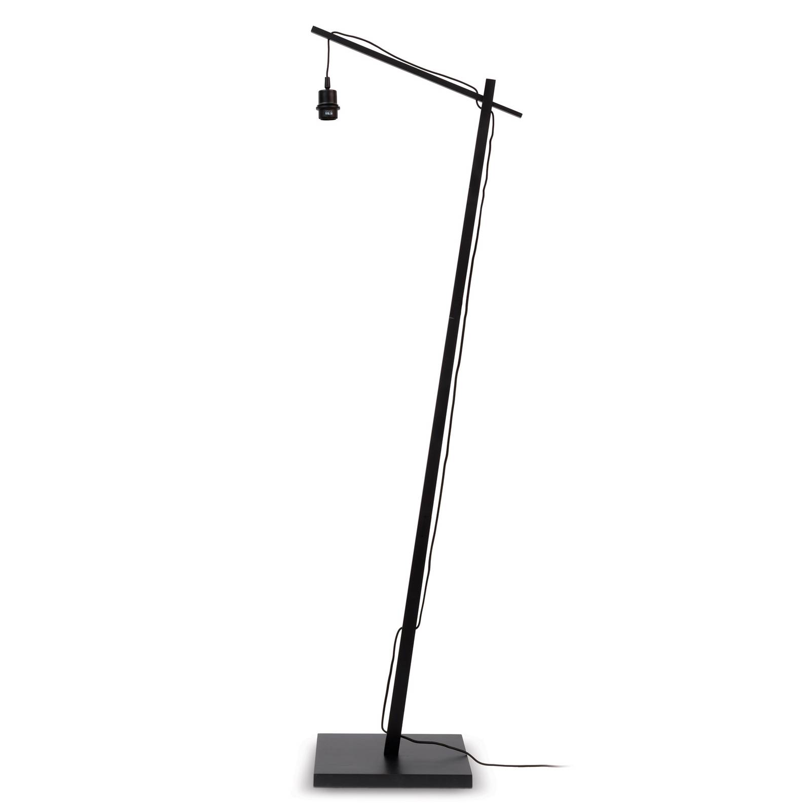 E-shop GOOD & MOJO Bali stojaca lampa rám čierna Ø 60 cm