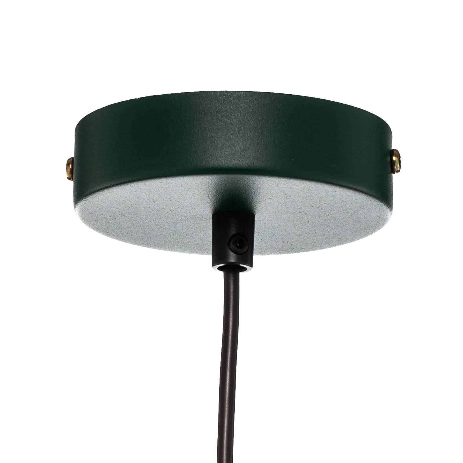 Lampa wisząca Felix, zielona/złota, 1-pkt.