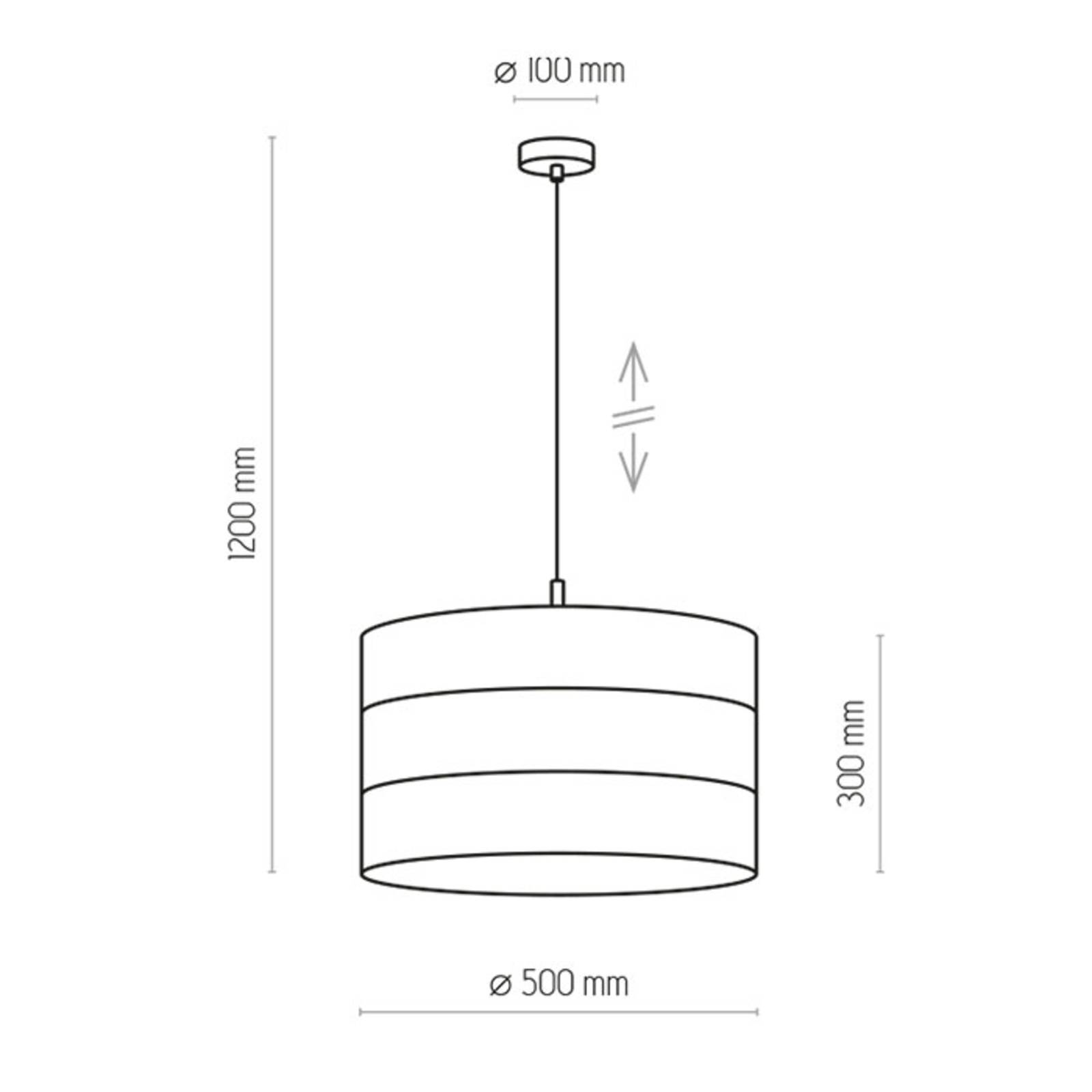 Lampa wisząca Tago, 1-punktowa, czarna/złota