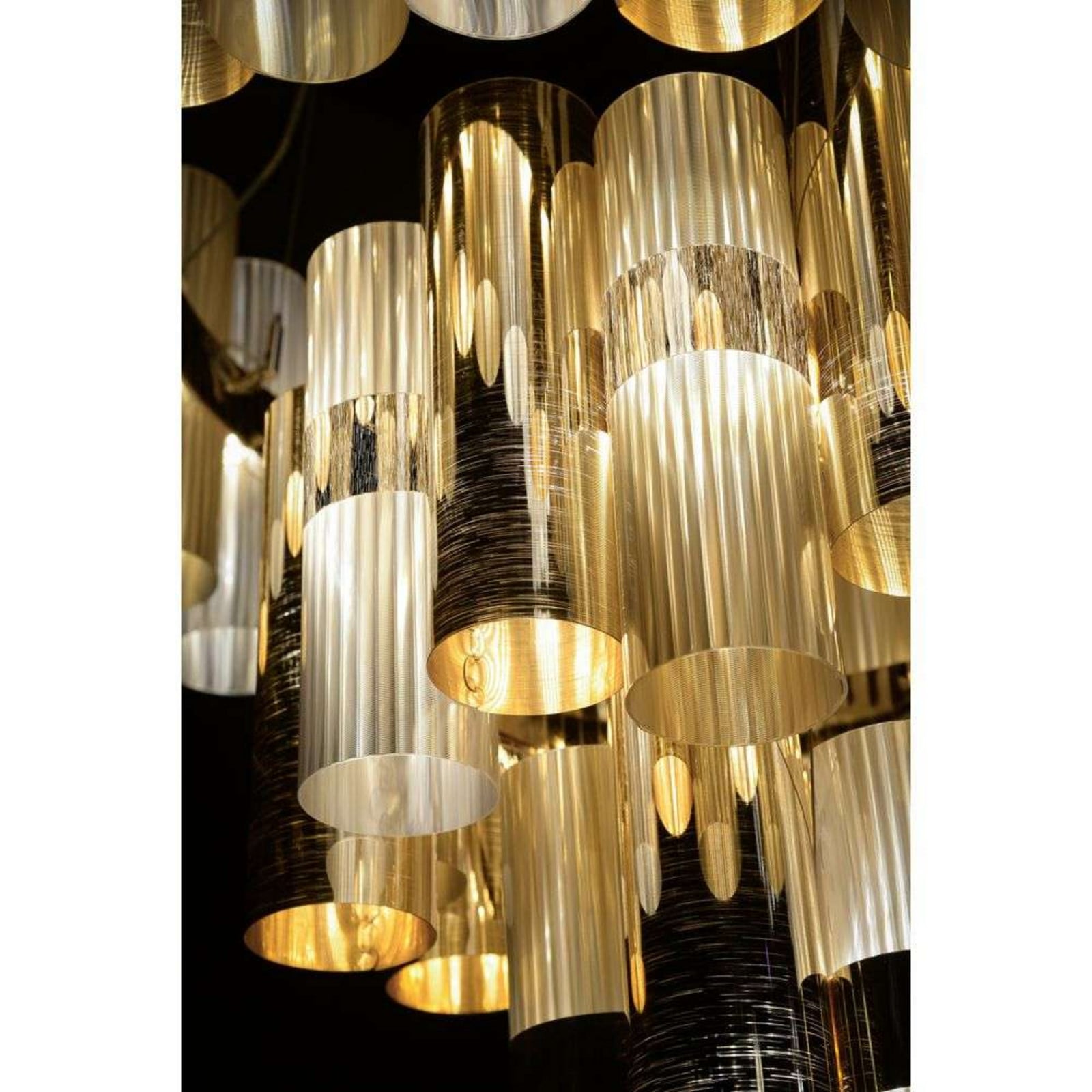 La Lollo Pendel XL Gold Slamp - Stue - Plastik