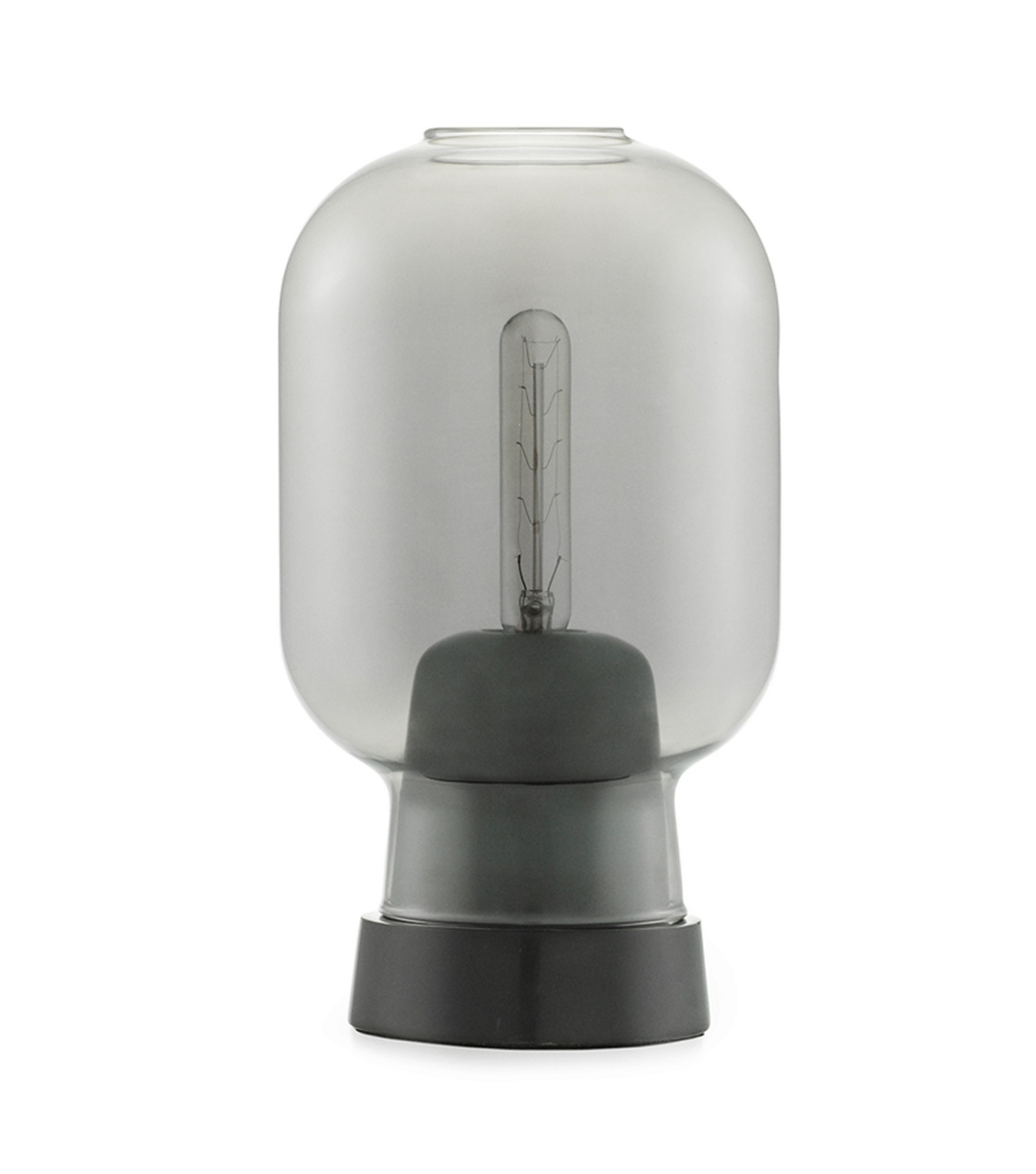 Amp Lampa Stołowa Przydymiona/Czarna - Normann Copenhagen